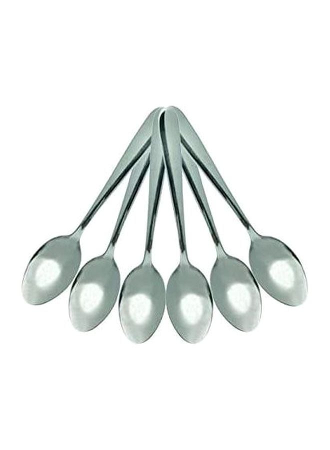 RAJ 6-Piece Coffee Spoon Set Silver  - Image 1