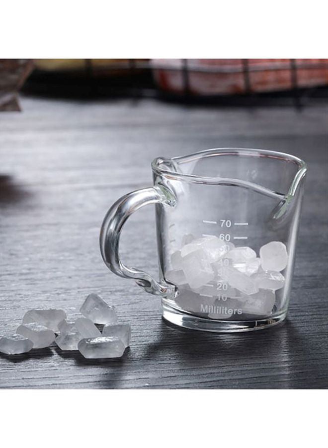 بيوينتي كوب بتصميم حواف مبتكرة شفاف/ أبيض 6x6سم - Image 3