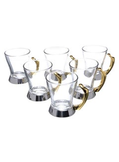 REGENT 6-Piece Lux Tea Mug Set Gold 10x11x8cm  - Image 1