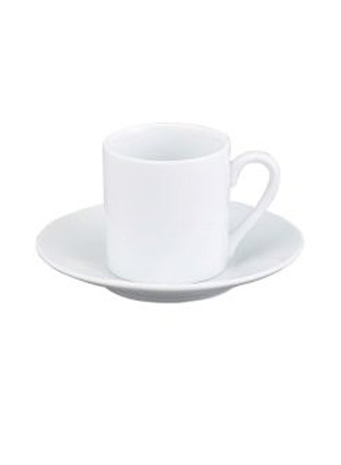 Corona Coffee Cup With Saucer white 15.5 x 15.5 x 7.5cm