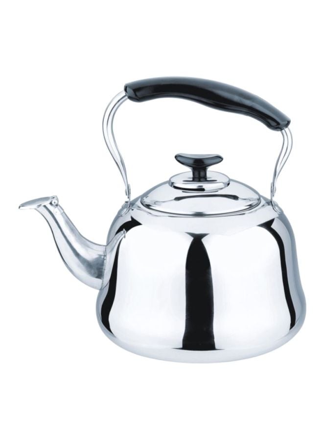 Royalford Stainless Steel Whistling Kettle Silver/Black  - Image 2