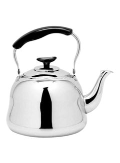 Alsaif Stainless Steel Harmony Teapot Silver/Black  - Image 1