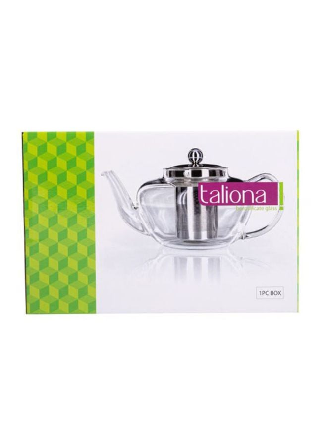 TALIONA - Classic Tea Pot Clear/Silver - Image 1