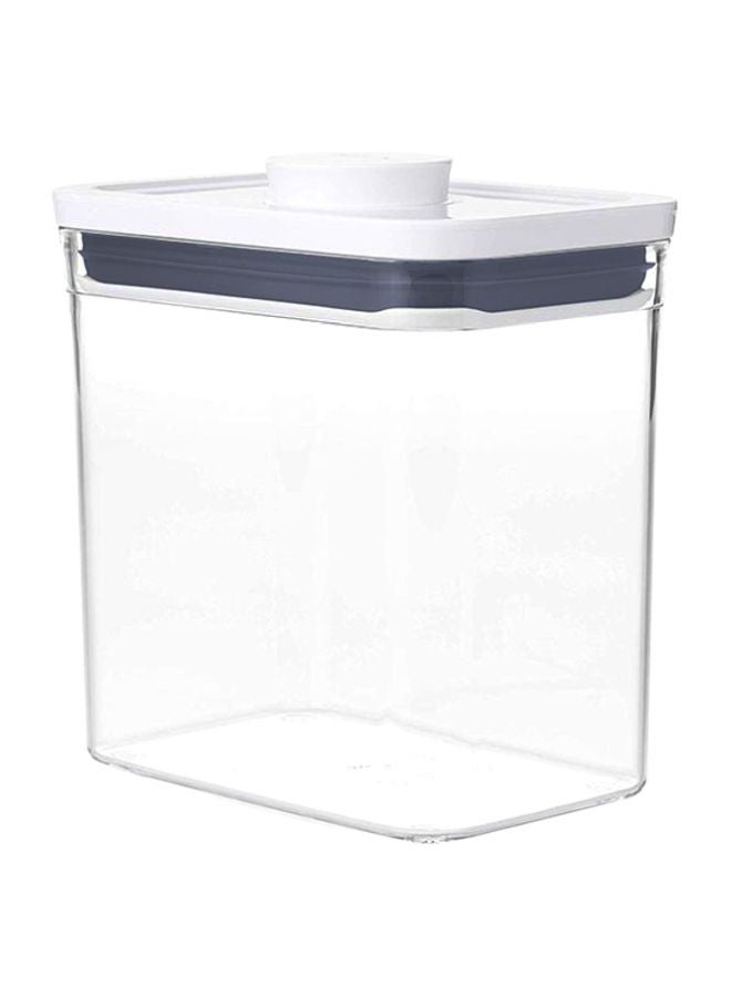 OXO GG POP 2.0 Rectangle Short Clear/Grey 31.5x16x10.5cm  - Image 1