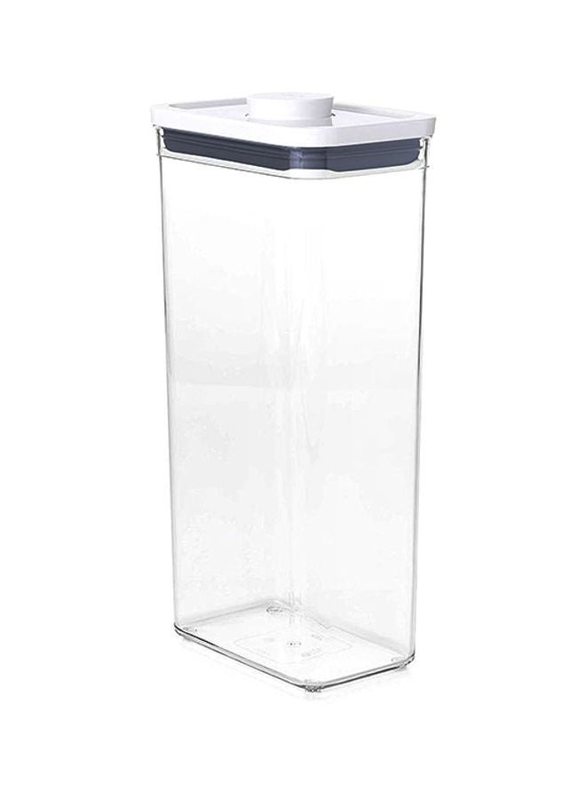 OXO GG POP 2.0 Rectangle Tall Clear/Grey 31.5x16x10.5cm - Image 1