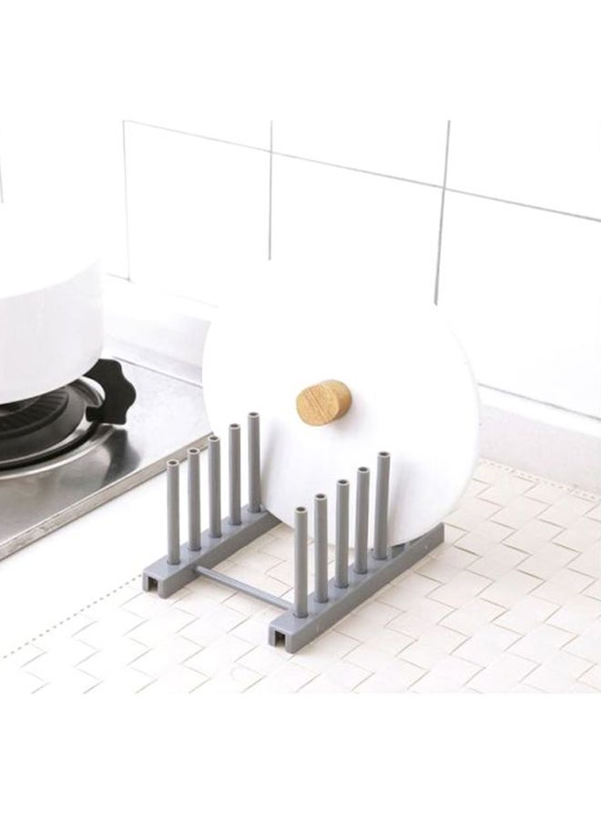 بيوينتي حامل أطباق من الستانلس ستيل رمادي 10x5x6سم - Image 2