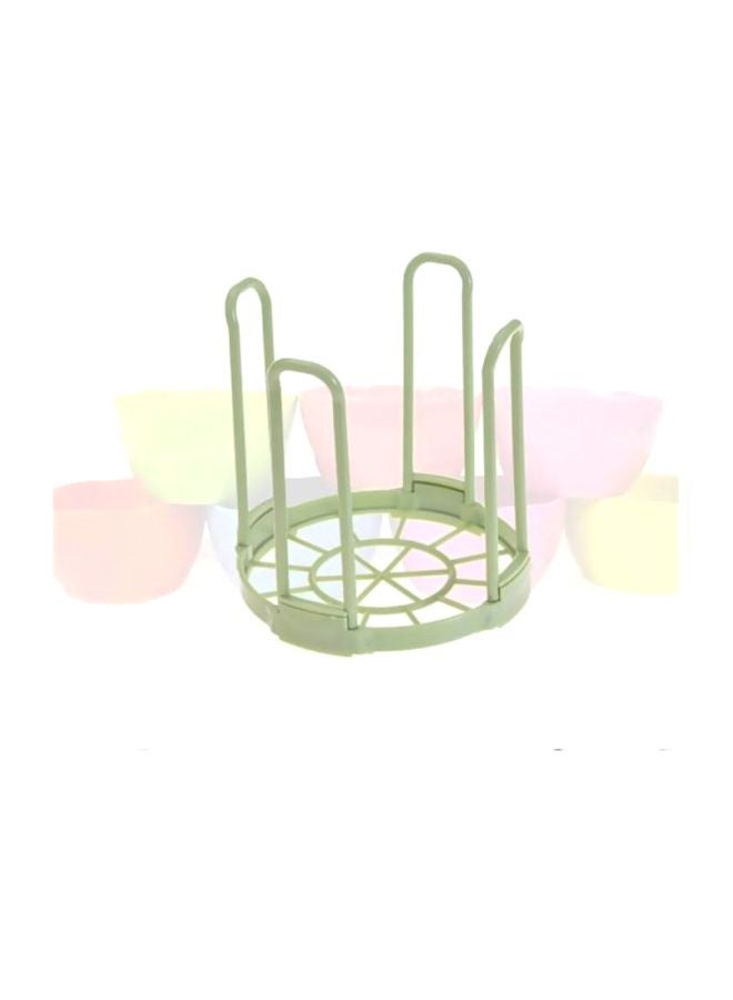 Beauenty Porcelain Tiered Bowl Rack Green 14x15cm - Image 2