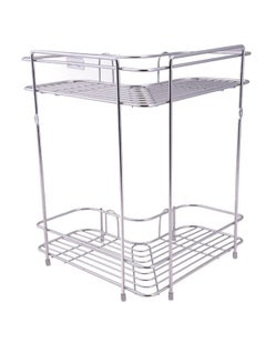 Royalford 2L Corner Rack Made Of Durable Steel High Quality Chrome Plated  - Image 1
