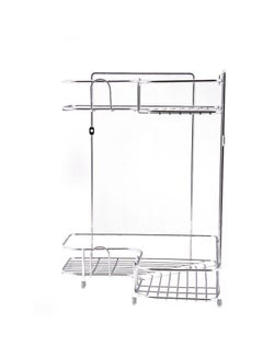 Royalford 2L Corner Rack Made Of Durable Steel High Quality Chrome Plated  - Image 3