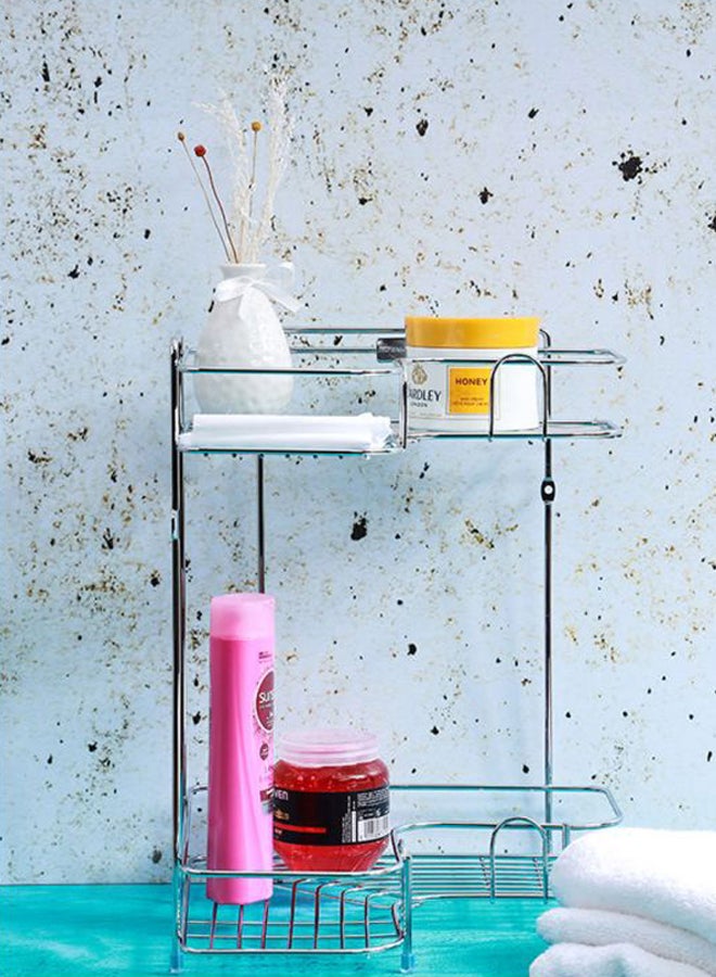 2L Corner Rack Made Of Durable Steel High Quality Chrome Plated