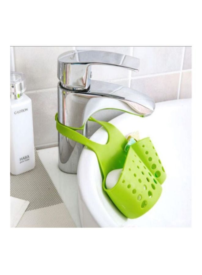 Sharpdo Adjustable Kitchen Storage Basket Green 20x4.5x12cm - Image 2