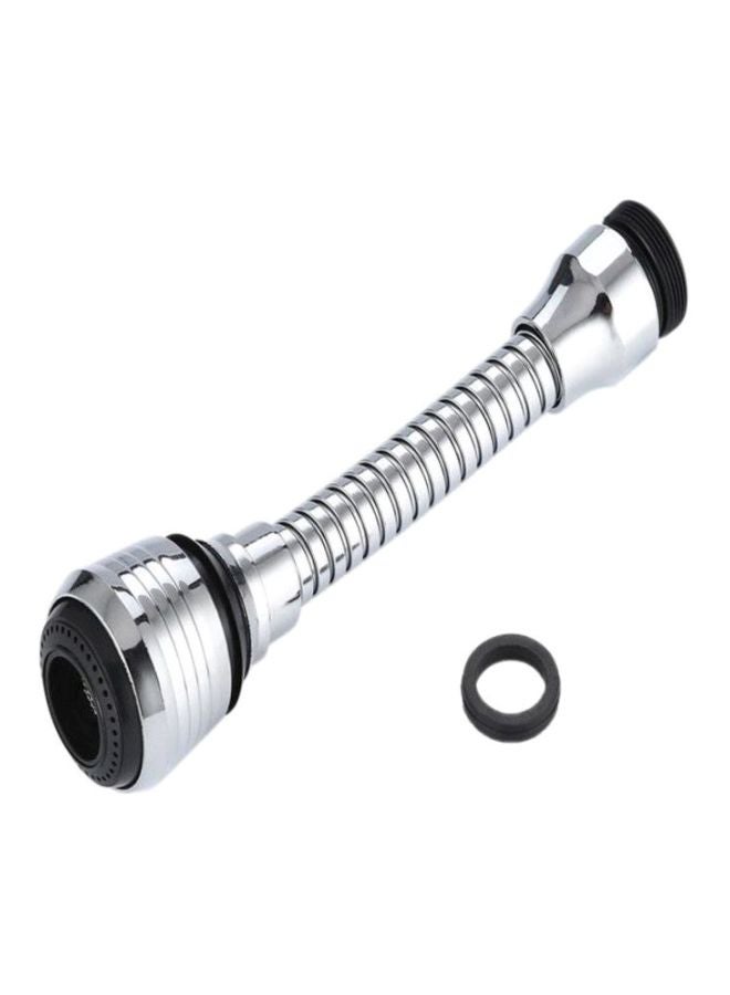 Sharpdo Rotatable Water Saving Tap Bubbler Filter Silver/Black 24x6x3cm - Image 3