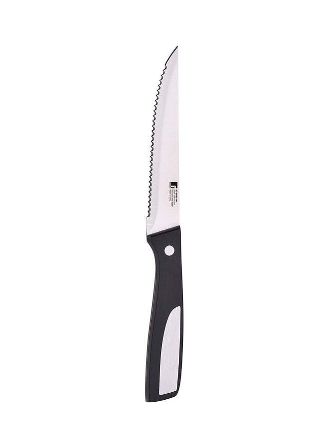 BERGNER Resa Steak Knife Silver/Black 11.5cm  - Image 1