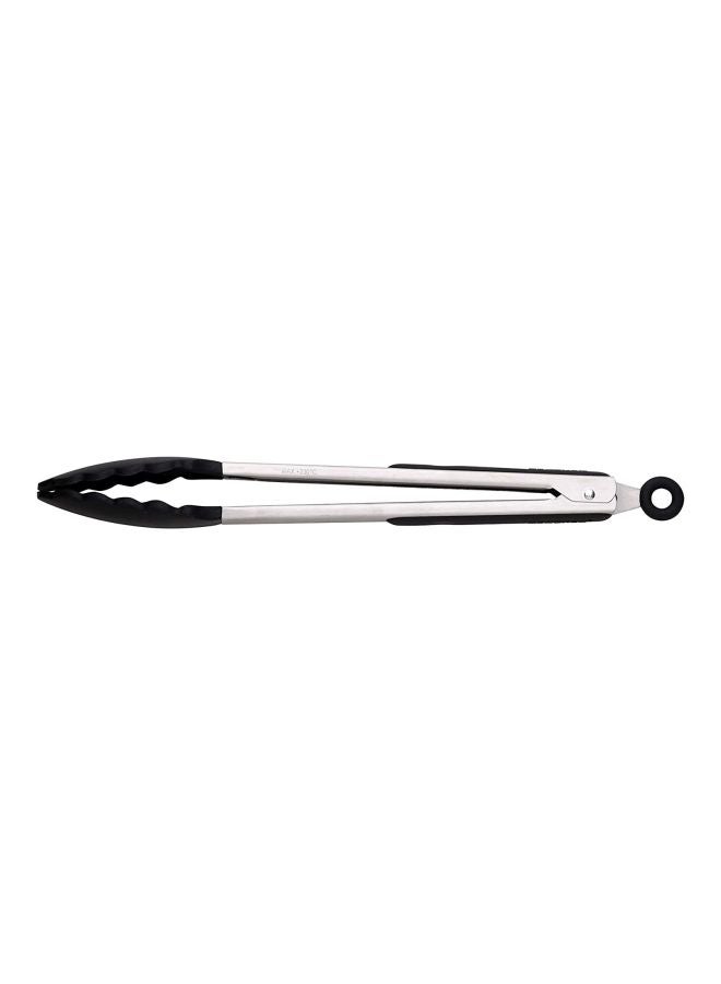BERGNER - Gizmo Kitchen Tong Silver/Black 30.5cm - Image 1