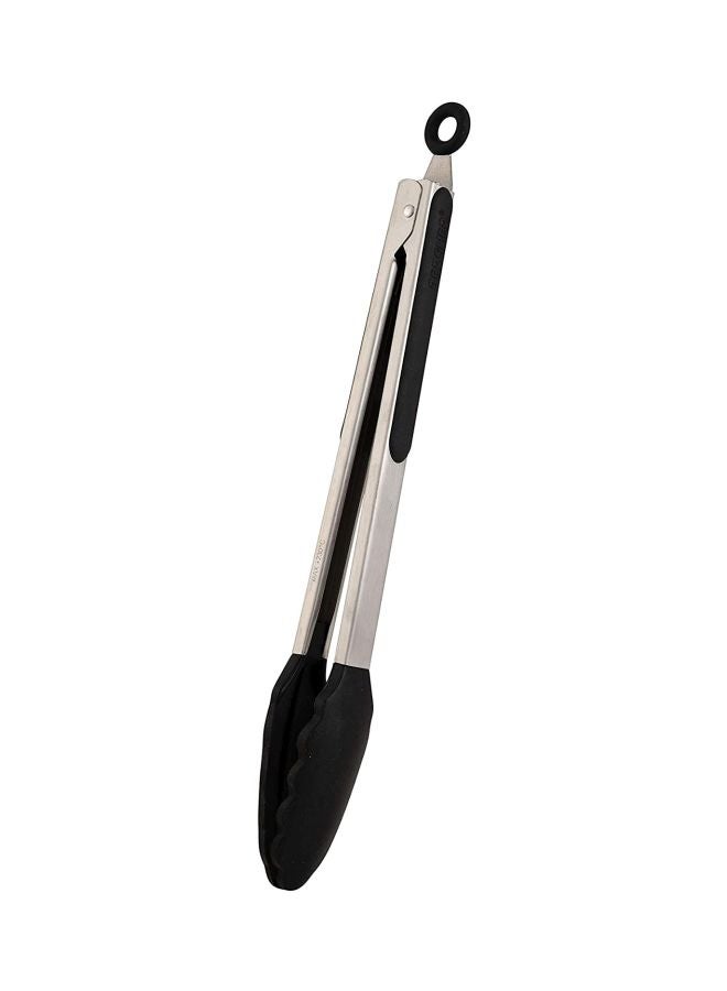 BERGNER - Gizmo Kitchen Tong Silver/Black 30.5cm - Image 1