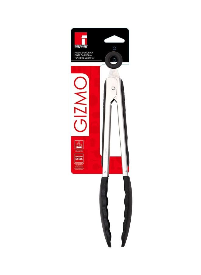 BERGNER - Gizmo Kitchen Tong Silver/Black 30.5cm - Image 1