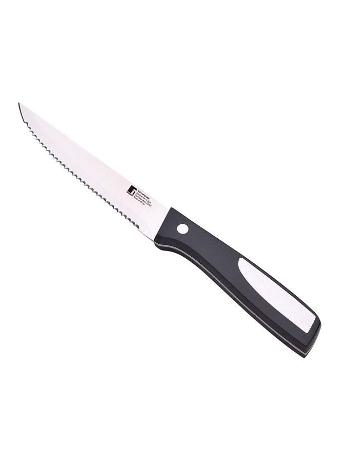 BERGNER Resa Steak Knife Silver/Black 11.5cm  - Image 2