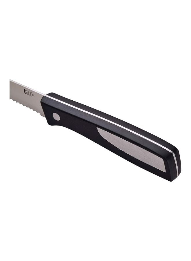 BERGNER Resa Steak Knife Silver/Black 11.5cm  - Image 4