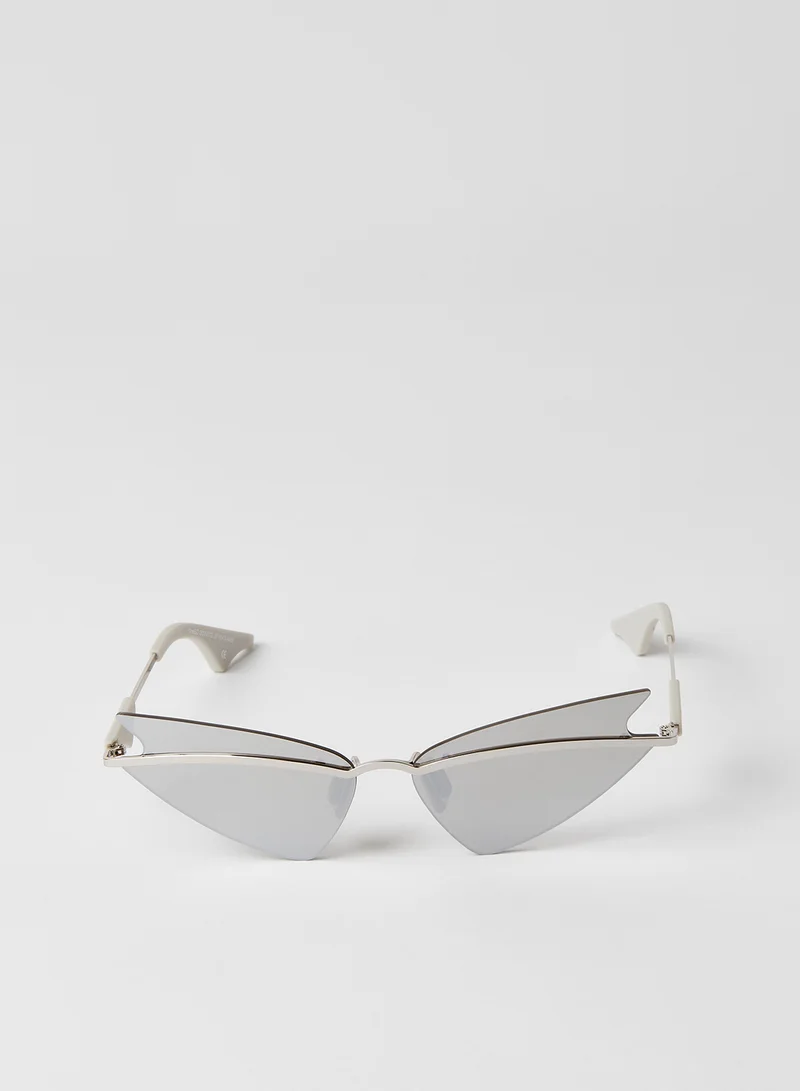 Le Specs Sheeo Asymmetrical Sunglasses