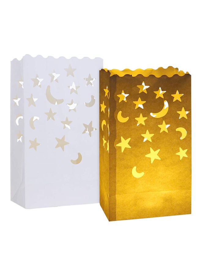 آيسانك مجموعة من 20 كيس مضيئ للحفلات 26x15x9سم - Image 1