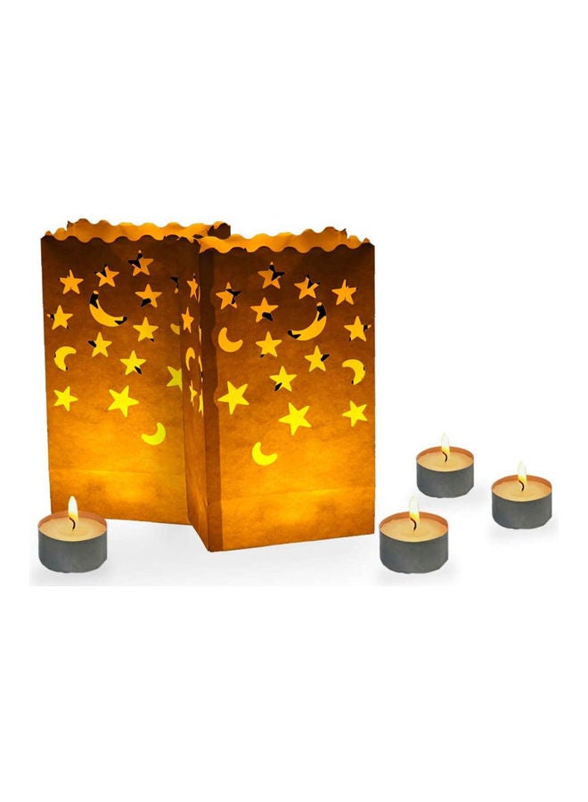 آيسانك مجموعة من 20 كيس مضيئ للحفلات 26x15x9سم - Image 2