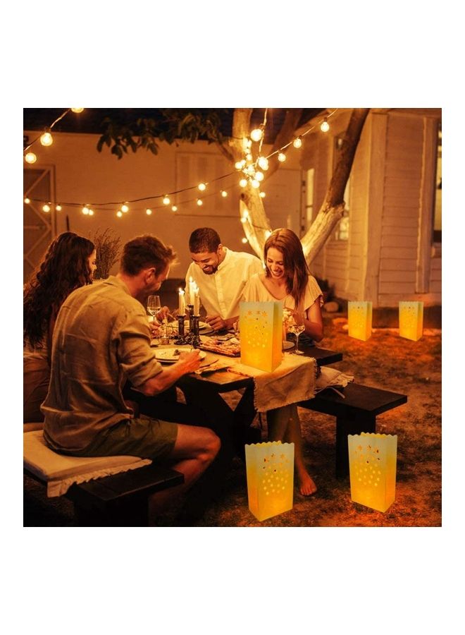 آيسانك مجموعة من 20 كيس مضيئ للحفلات 26x15x9سم - Image 4