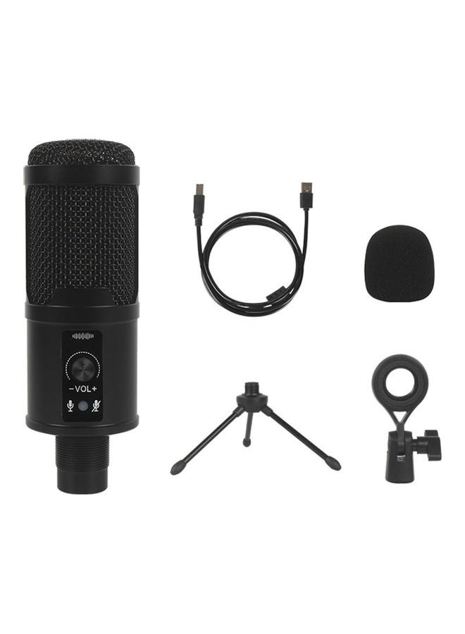 Arabest - USB Radio Audio Adjustable Vlogging Condenser Microphone Set ANY0048 Black - Image 1