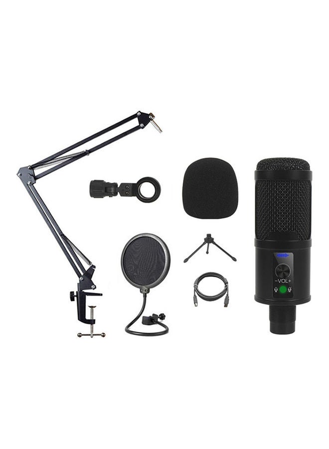 Arabest - Studio Broadcasting Recording Portable Condenser Microphone Set ANY0053 Black - Image 1