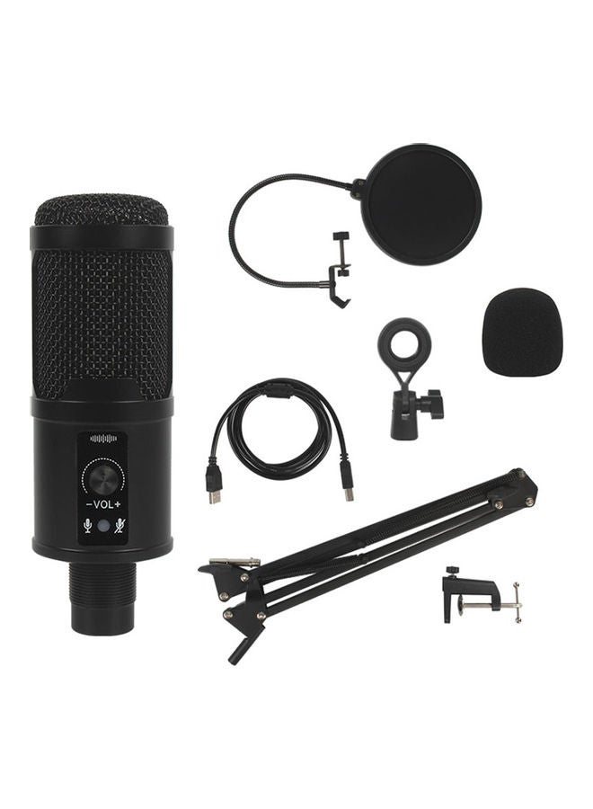Arabest - Studio Broadcasting Recording Portable Condenser Microphone Set ANY0053 Black - Image 1