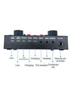 Arabest Professional Sound Card BM800 Portable Hanging Condenser Microphone Set ANY0077 Multicolour  - Image 4