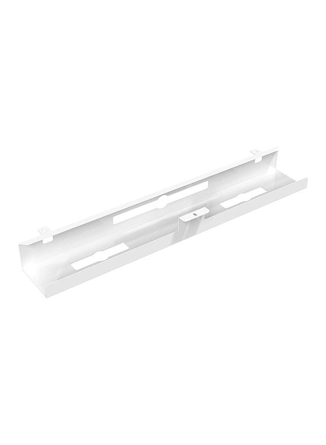 NAVODESK Under Desk Cable Organizer White 