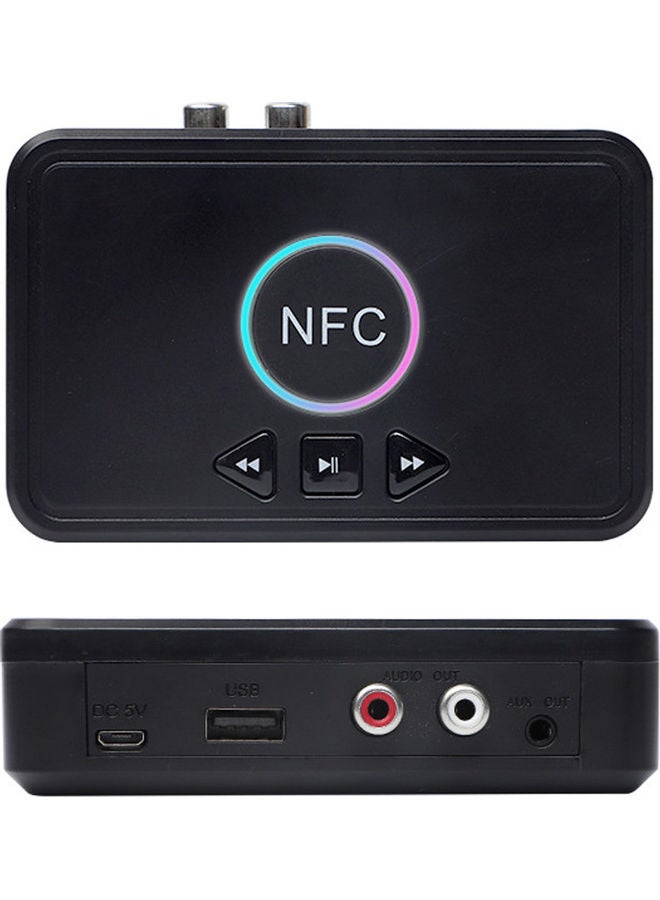 Generic - NFC Bluetooth 5.0 Audio Receiver D10 Black - Image 1