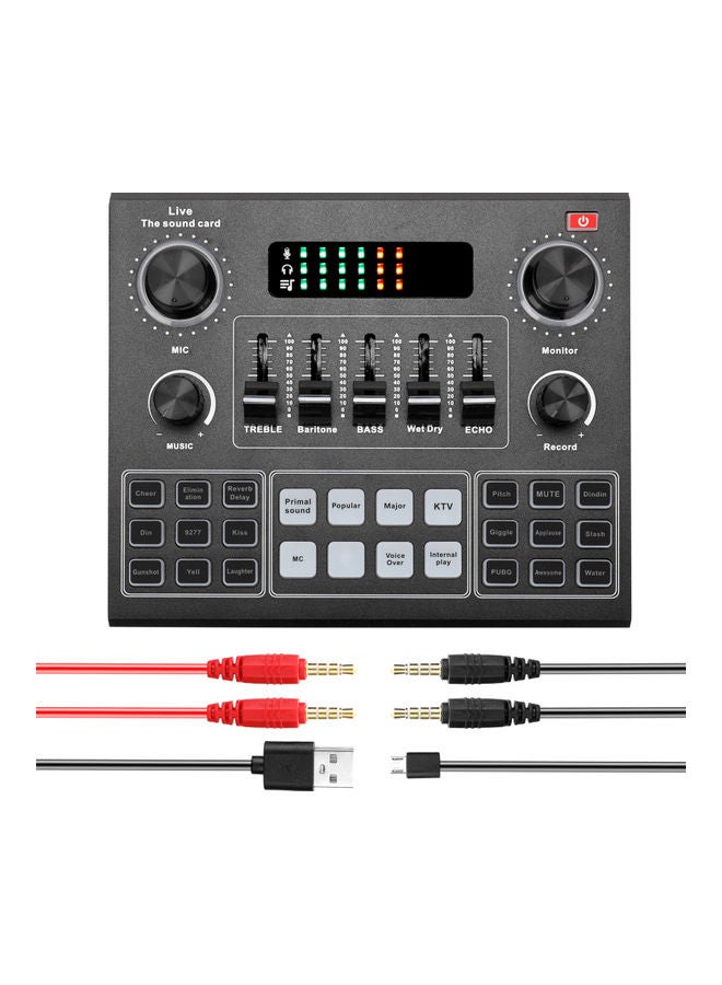 V9 Audio Electric Sounds Broadcast For Phone Computer V9 Multicolour - Image 1