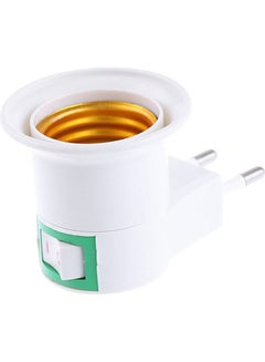 Generic 3-Piece EU Plug to E26/E27 for Adapter LED Light Bulb White  - Image 5