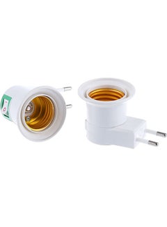 3-Piece EU Plug to E26/E27 for Adapter LED Light Bulb White - v1615629358/N45187793A_2