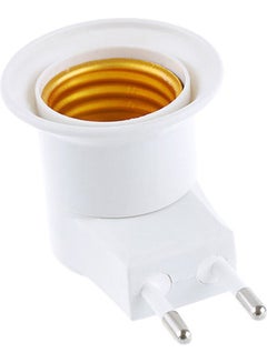 Generic 3-Piece EU Plug to E26/E27 for Adapter LED Light Bulb White  - Image 4