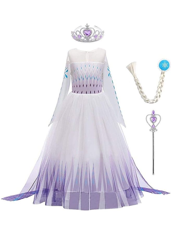 XiuWoo Princess Cosplay Carnival Dress-Up Costume With Accessories 140cm - Image 1