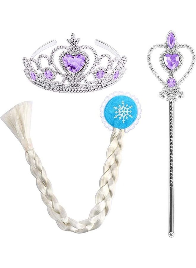 XiuWoo Princess Cosplay Carnival Dress-Up Costume With Accessories 140cm - Image 4