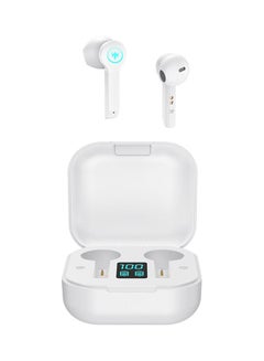 TWS BT Wireless In-Ear Earphones With Mic White