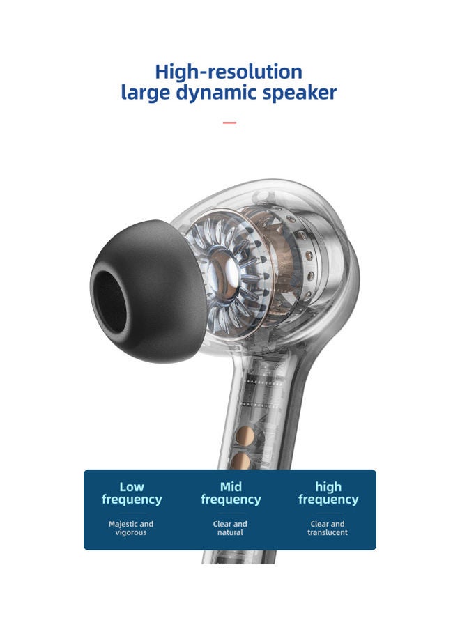 Generic - TWS BT Wireless In-Ear Earphones With Mic White - Image 1
