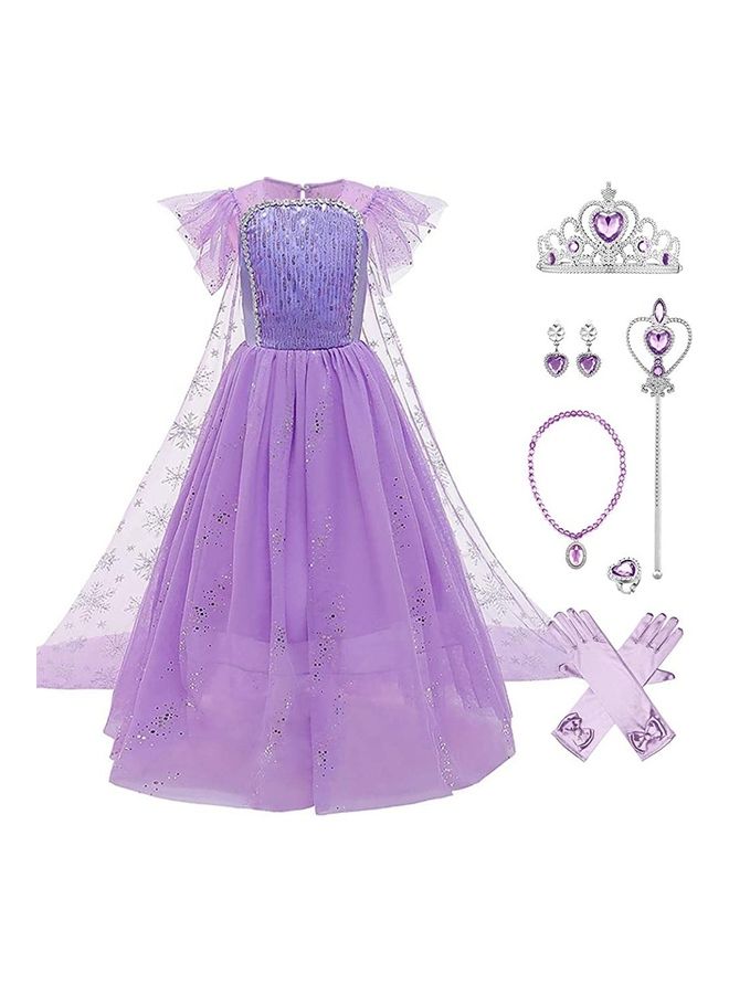 XiuWoo 7-Piece Princess Costume And Accessories Set 110cm - Image 1