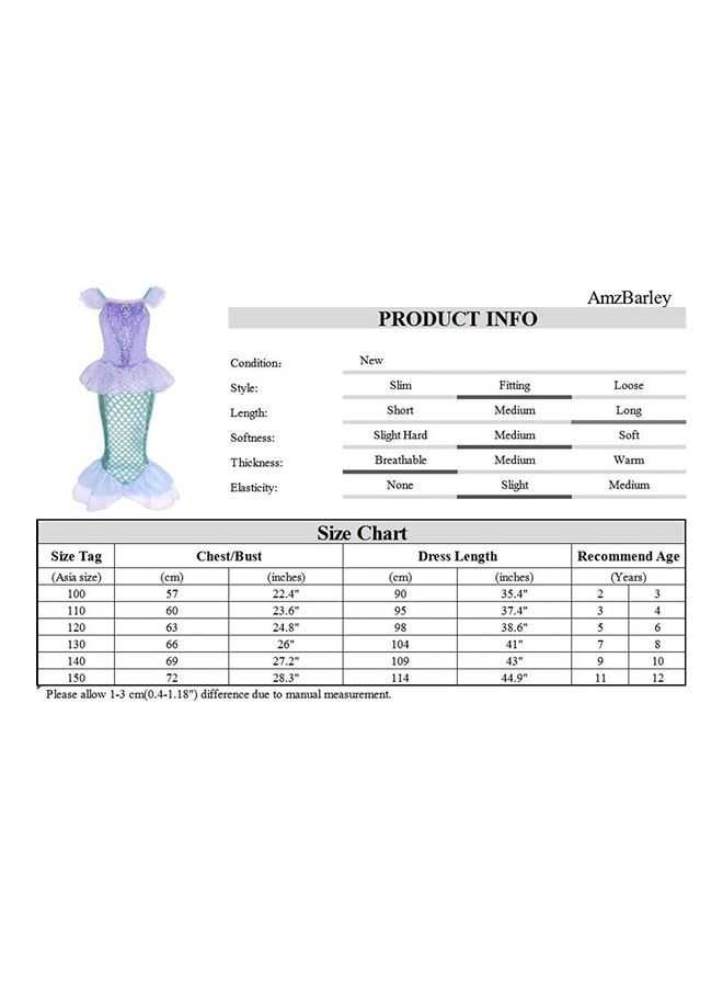 Princess Costume With Jewellery Set 120cm