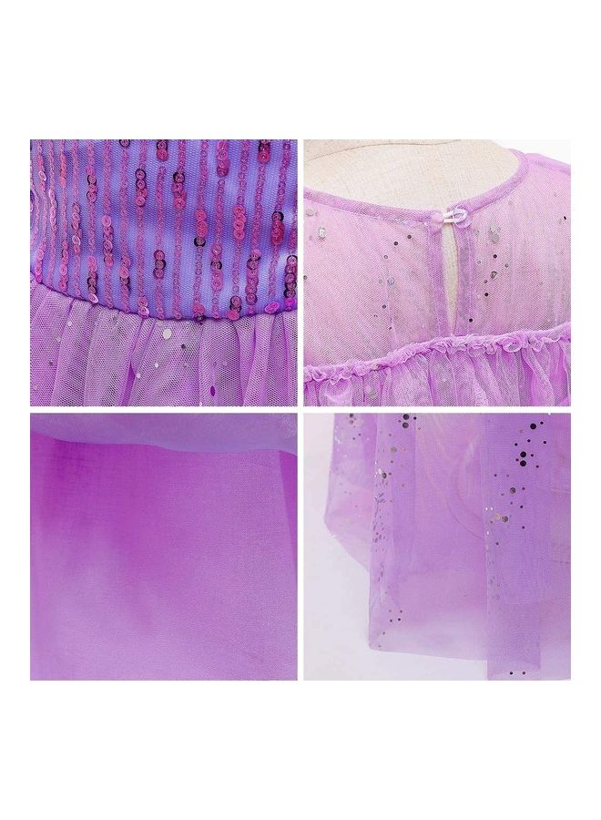 XiuWoo Princess Costume With Jewellery Set 130cm - Image 5