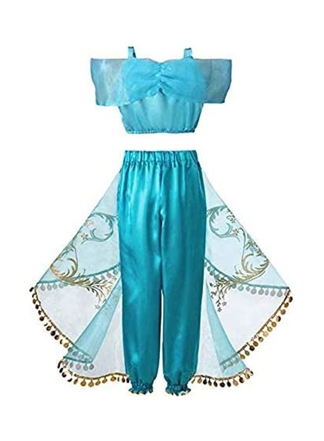 XiuWoo Princess Cosplay Costume For Girls Birthday Party With Jewellery 120cm - Image 2