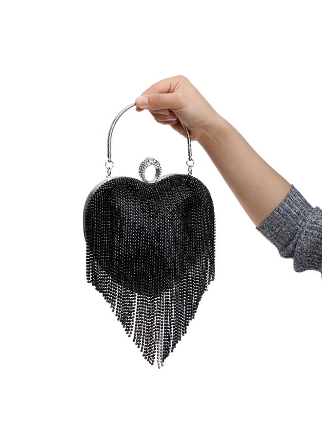TOEON Stylish Fashion Banquet Bag Black  - Image 1