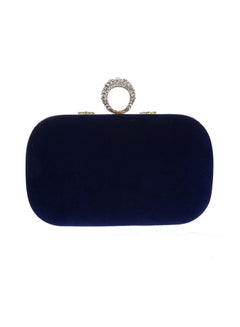 TOEON Stylish Fashion Banquet Bag Blue/Gold  - Image 2