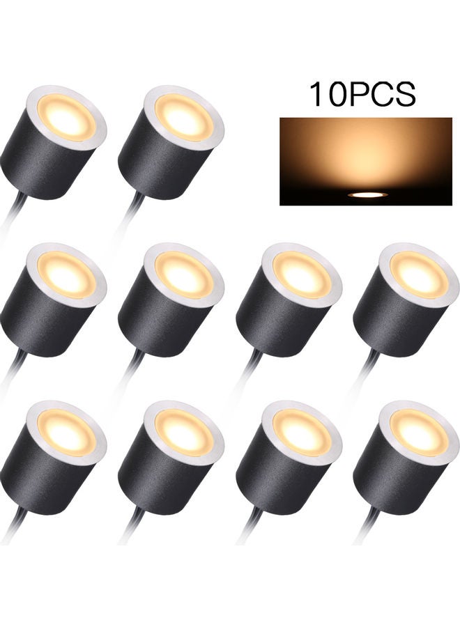 طقم مصابيح LED مضادة للماء بمعيار IP67 وبجهد منخفض مكون من عشر قطع أبيض دافئ - Image 1