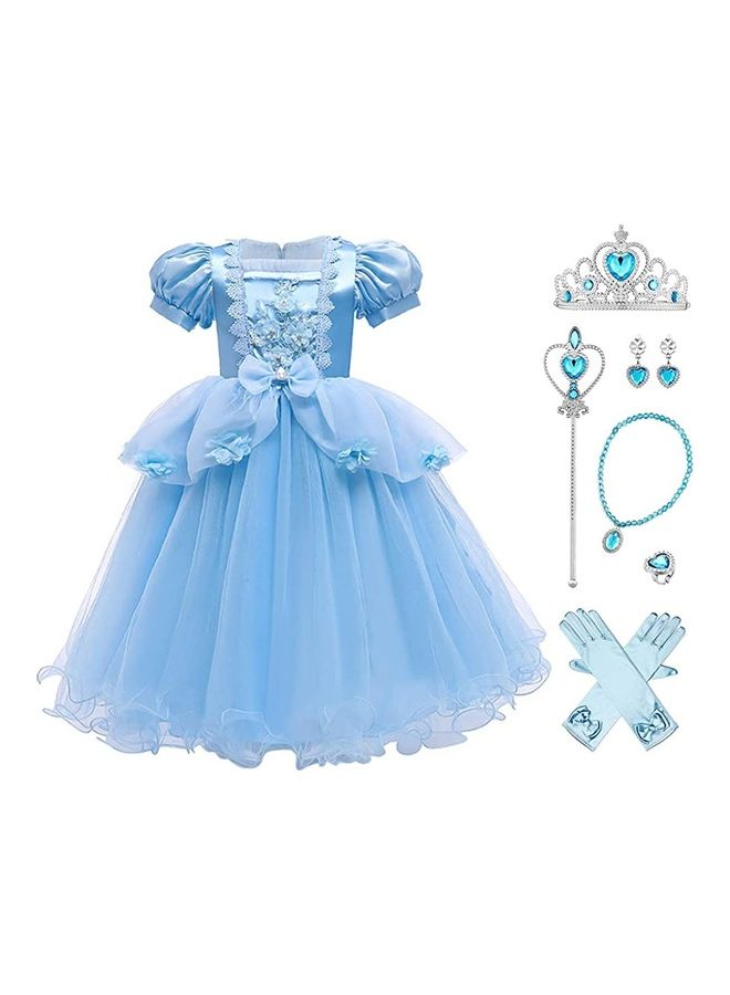XiuWoo 7-Piece Princess Costume And Accessories Set 130cm - Image 1