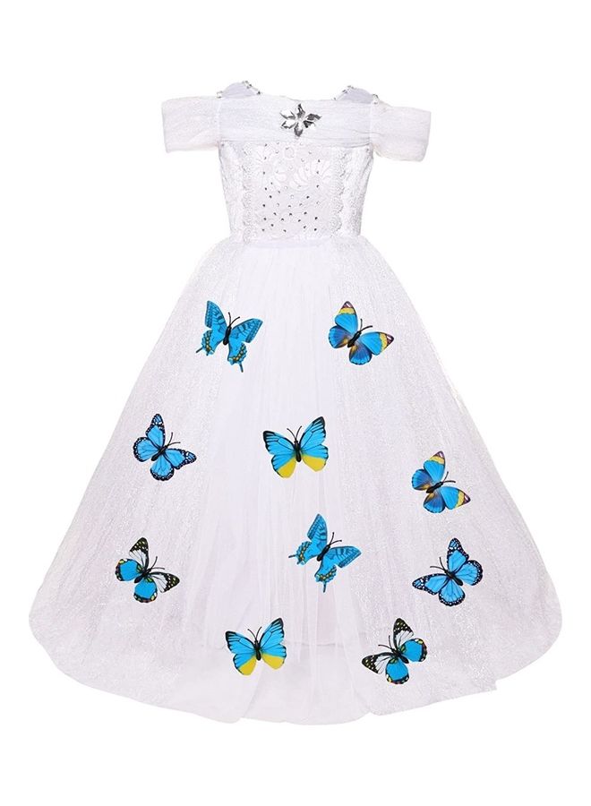 XiuWoo Princess Cosplay Costume with Tiara 120cm - Image 2