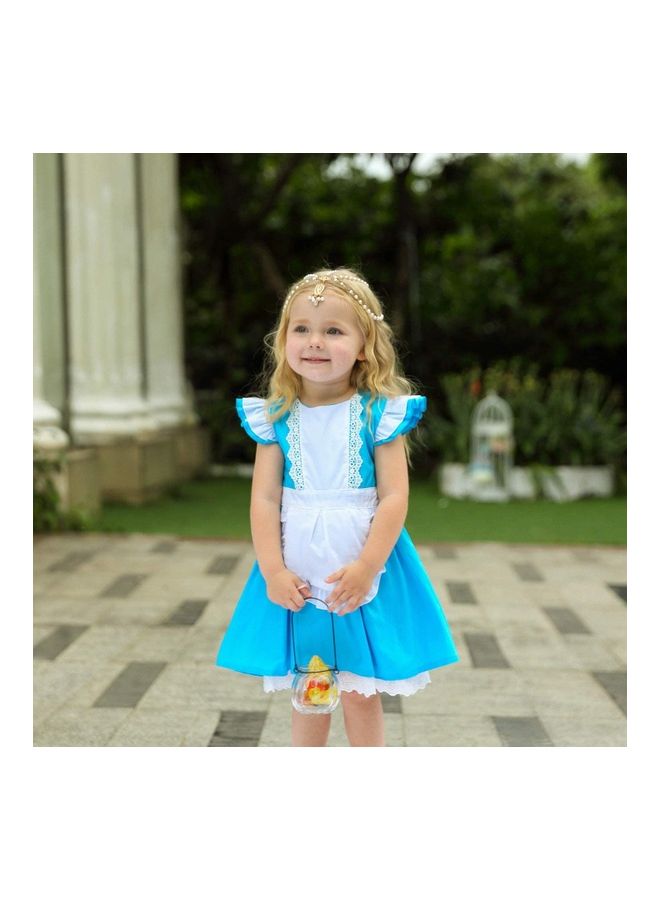 XiuWoo Princess Party Dress with Headband 120cm  - Image 2